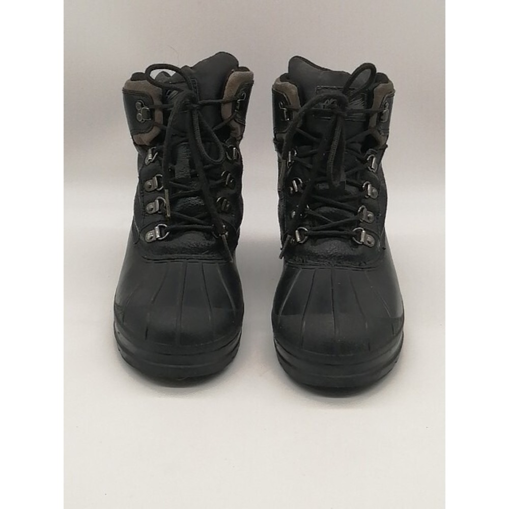 Itasca Boots Womens Black 6 Winter Leather Shoe Thinsulate Insulation 641292
